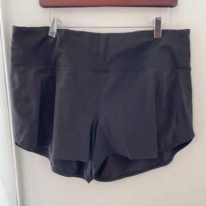 Lululemon speed up high rise lined short 4” in black size 14